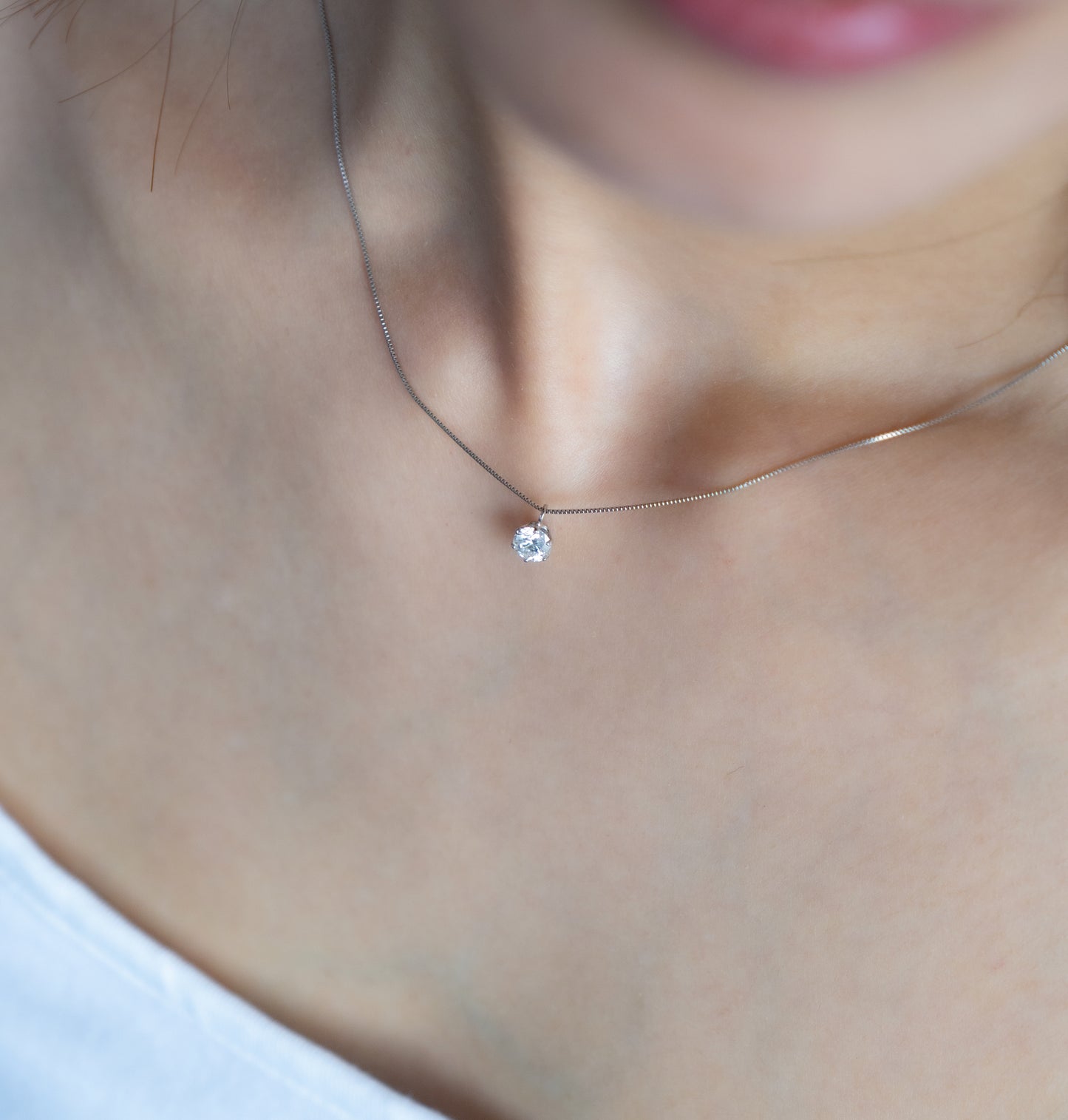 0.30UP　6本爪ペンダントネックレス